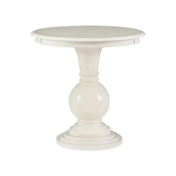 Kirkland's Home Accent & End Tables-Wood Round Base Side Table