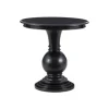 Kirkland's Home Accent & End Tables-Wood Round Base Side Table