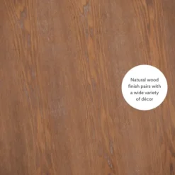 Kirkland's Home Accent & End Tables-Wood Round Base Side Table