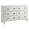 Kirkland's Home Dressers & Chests-Wood Rustic 6-Drawer Chest