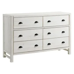 Kirkland's Home Dressers & Chests-Wood Rustic 6-Drawer Chest