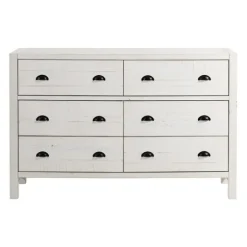 Kirkland's Home Dressers & Chests-Wood Rustic 6-Drawer Chest