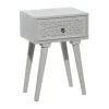 Kirkland's Home Accent & End Tables-Wood Scroll Drawer Accent Table