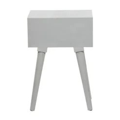 Kirkland's Home Accent & End Tables-Wood Scroll Drawer Accent Table