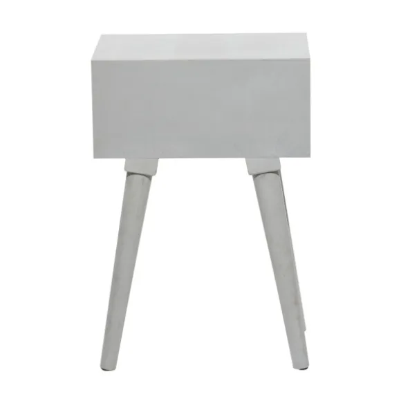 Kirkland's Home Accent & End Tables-Wood Scroll Drawer Accent Table