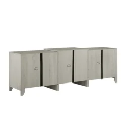 Kirkland's Home Tv Stands & Media Consoles-Wood 6-Shelf Media Cabinet