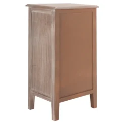 Kirkland's Home Accent & End Tables-Wood Side Table With Baskets