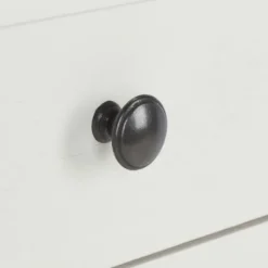 Kirkland's Home Accent & End Tables-Wood Side Table With Baskets