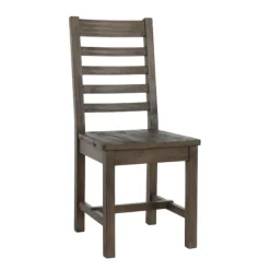 Kirkland's Home Dining Chairs-Wood Slatted Back Dining Chair