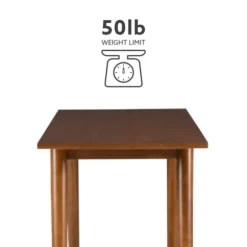 Kirkland's Home Console Tables-Wood Slatted Bottom Shelf Console Table