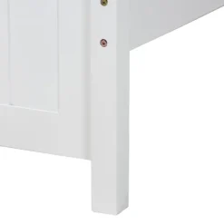 Kirkland's Home Beds & Headboards-Wood Slatted Full Bed Frame