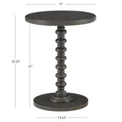 Kirkland's Home Accent & End Tables-Wood Spindle Side Table