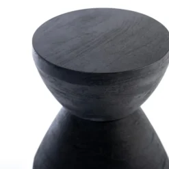 Kirkland's Home Accent & End Tables-Wood Spool Side Table