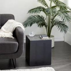 Kirkland's Home Accent & End Tables-Wood Square Accent Table