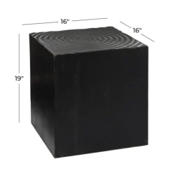 Kirkland's Home Accent & End Tables-Wood Square Accent Table