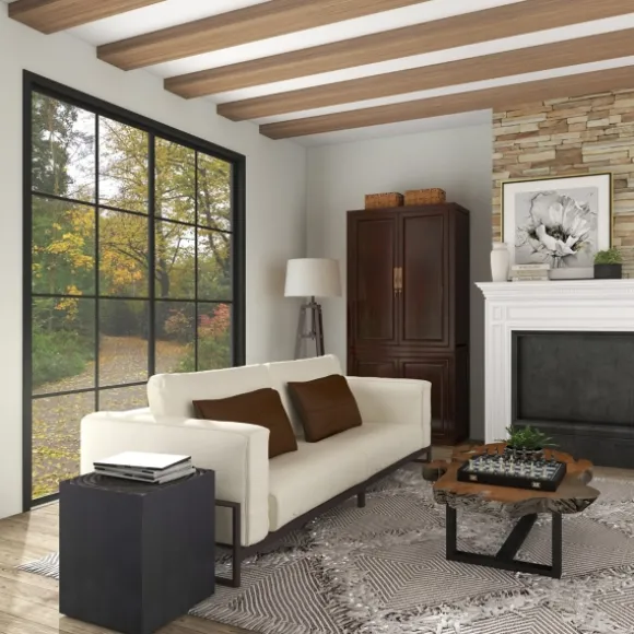 Kirkland's Home Accent & End Tables-Wood Square Accent Table