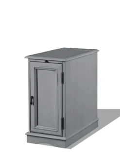 Kirkland's Home Accent & End Tables-Wood Storage And Charging Accent Table