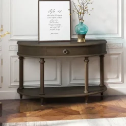 Kirkland's Home Console Tables-Wood 2-Tier Classic Console Table