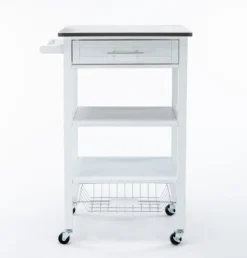 Kirkland's Home Kitchen Islands & Bar Carts-Wood 2-Tier Kitchen Cart