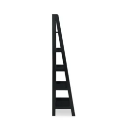 Kirkland's Home Bookshelves-Wood 5-Tier Ladder Bookshelf