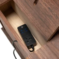 Kirkland's Home Nightstands-Wood Traditional 2-Drawer Nightstand