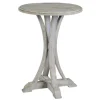 Kirkland's Home Accent & End Tables-Wooden Arched Base Round Top Accent Table