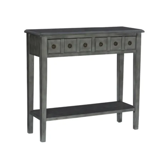Kirkland's Home Console Tables-Wooden Console Table With Double Drawers