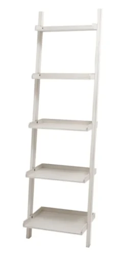 Kirkland's Home Bookshelves-Wooden Leaning Shelf