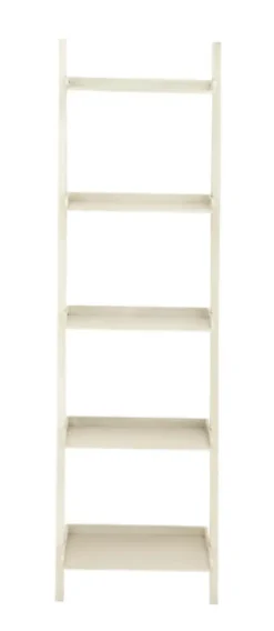 Kirkland's Home Bookshelves-Wooden Leaning Shelf