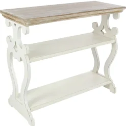 Kirkland's Home Console Tables-Wooden 2-Shelf Console Table