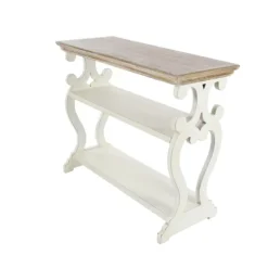 Kirkland's Home Console Tables-Wooden 2-Shelf Console Table