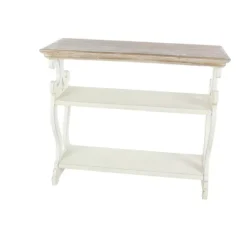 Kirkland's Home Console Tables-Wooden 2-Shelf Console Table