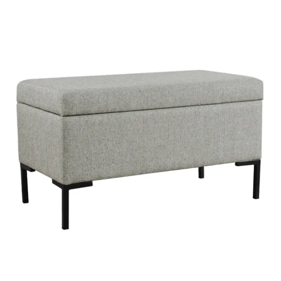 Kirkland's Home Benches & Ottomans-Woven Polyester Storage Bench