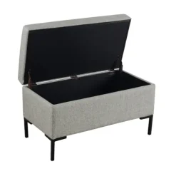 Kirkland's Home Benches & Ottomans-Woven Polyester Storage Bench