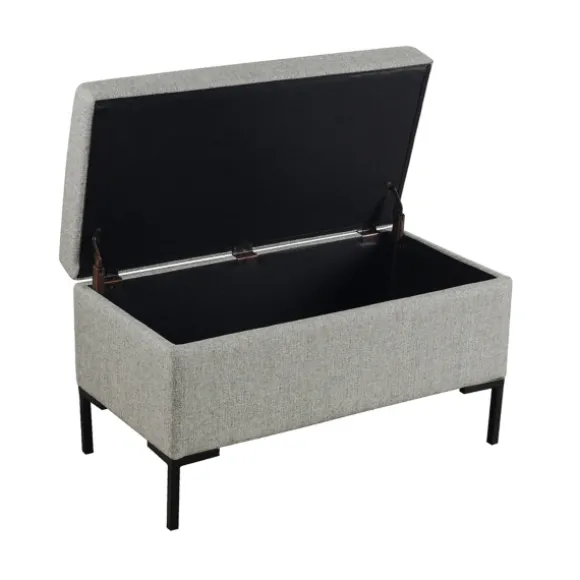 Kirkland's Home Benches & Ottomans-Woven Polyester Storage Bench