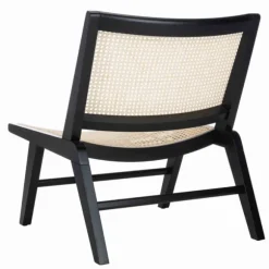 Kirkland's Home Accent Chairs-Woven Rattan Low-Slung Accent Chair