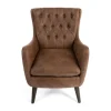 Kirkland's Home Accent Chairs-Wyatt Chester Faux Leather Accent Chair