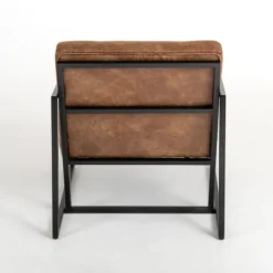 Kirkland's Home Accent Chairs-Wyatt Faux Leather Accent Chair