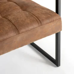 Kirkland's Home Accent Chairs-Wyatt Faux Leather Accent Chair