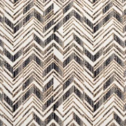 Kirkland's Home Benches & Ottomans-Zig Zag Upholstered Ottoman